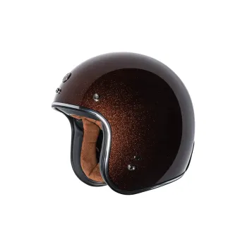 cafe 4 racer - T-50 ECE Open Face Helmet Root Beer Megaflake - TORC Helmets  T-50 ECE 