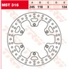 cafe 4 racer - TRW Lucas brake disc MST316, rigid - TRW Brake discs 3322937355082
