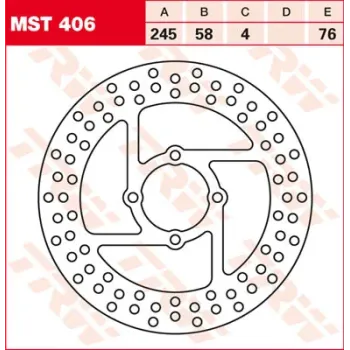 cafe 4 racer - MD9118D EBC INOX-Disc - EBC Brake discs 5050953315299