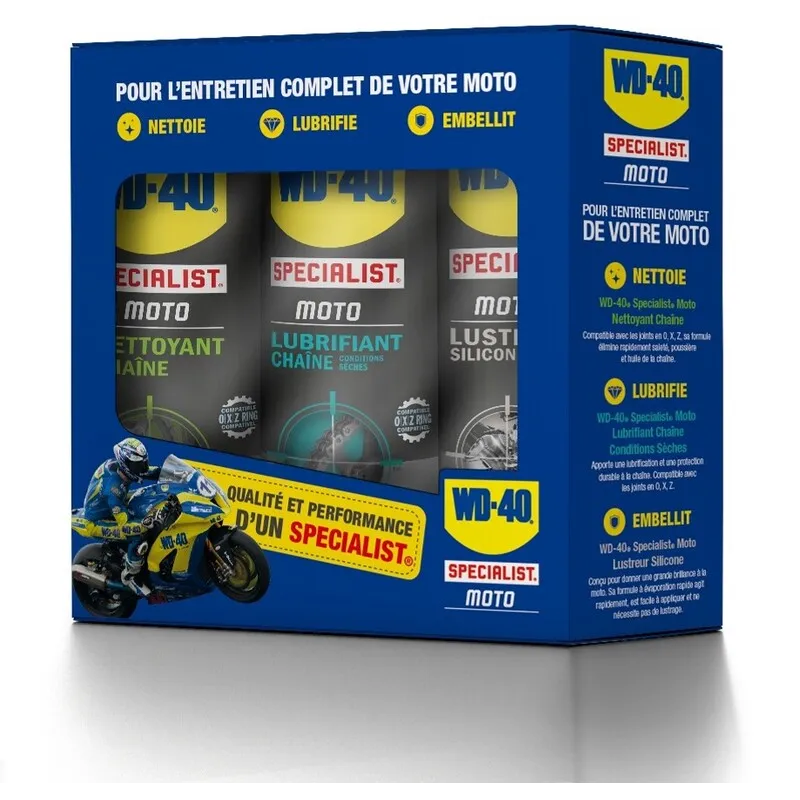 cafe 4 racer - WD40 TRIPACK MOTO - WD40 Mazivá 5032227333451