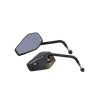 cafe 4 racer - Wunderkind BMW R18 Handlebar mirror left side housing Black arm Black - WUNDERKIND Custom Body Parts 