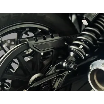 cafe 4 racer - Wunderkind Indian Chief Belt guard with cover - WUNDERKIND Custom INDIAN CHIEF - THE REAL BOBBER 