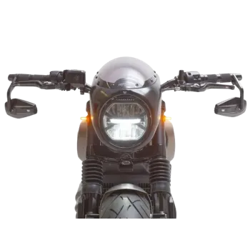 cafe 4 racer - Wunderkind Indian Scout Bobber Lamp mask front fairing with handlebars - WUNDERKIND Custom INDIAN SCOUT BOBBER Custom parts 