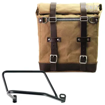 cafe 4 racer - Canvas side pannier scram 22l-30l + right subframe kawasaki z900rs - UNIT GARAGE KAWASAKI Z900 RS 