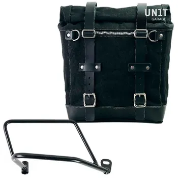 cafe 4 racer - Canvas side pannier scram 22l-30l + right subframe kawasaki z900rs - UNIT GARAGE KAWASAKI Z900 RS 