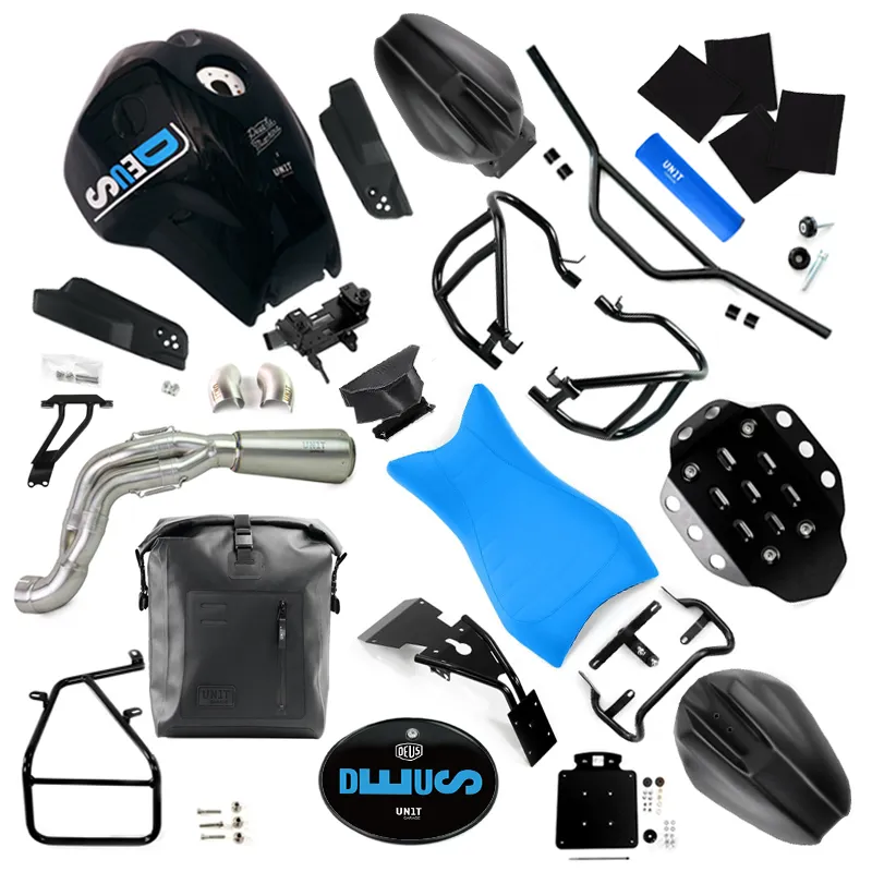 cafe 4 racer - UNIT GARAGE Kit NineT  DEUS ENDURO BASIC KIT WHITE - UNIT GARAGE KIT 