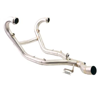 cafe 4 racer - Headpipe without catalytic converter titanium with visible welding bmw r12 ninet - UNIT GARAGE Exhausts 