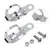 cafe 4 racer - winker clamp, 2 pcs., chromed, 27-36 mm, pair -  CNC aluminum housing & brackets 