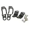 cafe 4 racer - winker clamp, 2 pcs., black 27-36 mm, pair -  CNC aluminum housing & brackets 
