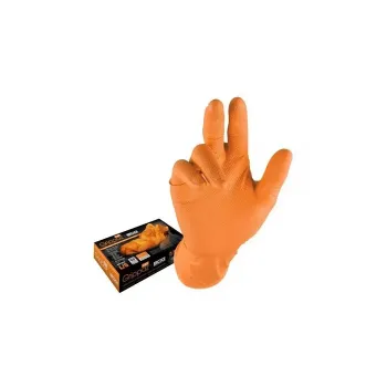 cafe 4 racer - Grippaz 246A Protišmykové nitrilové rukavice čierne veľkosť M/8 - 50ks -  Jednorázové nitrilové rukavice 5391515867567
