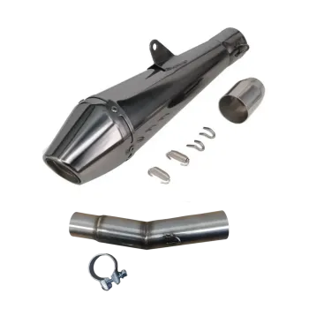 cafe 4 racer - Výfuk GP štýl 02 + kolektor pre BMW K75 - Cafe4Racer K75 výfukové diely 