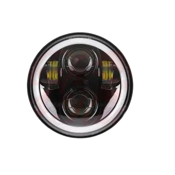 cafe 4 racer - 7" matně černý šestihranný kryt mřížky světlometů LED - MAX-INC  Světla LED 
