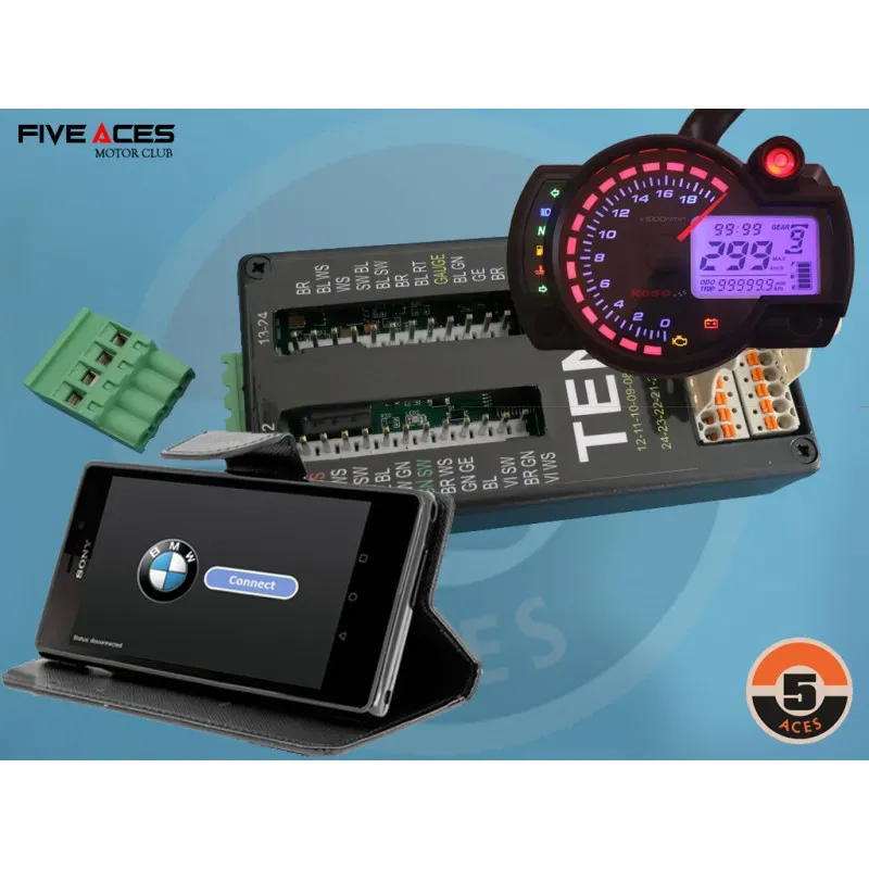 cafe 4 racer - TENET PACK RACING - BLUETOOTH - FIVEACES MOTOR CLUB France TENET PACK RACING 