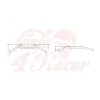 cafe 4 racer - Handlebar FEHLING - M-bar, 7/8 inch, 57,5 cm - Fehling Cafe Racer M-bars 