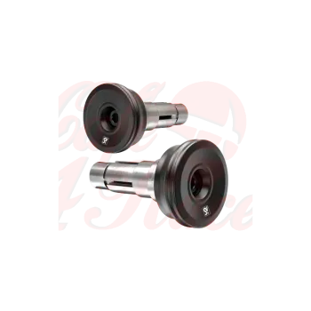 cafe 4 racer - SHIN YO CIRCULA-XS handlebar weights, black - Shin Yo Bar Ends 4054783632152
