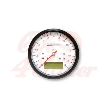 cafe 4 racer - Electronic CNC aluminum speedometer (KMH) black - MCS Digital speedometers 