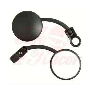 cafe 4 racer - Moto-X handlebar mirror, black, left or right side - Cafe4Racer Standard mirrors 