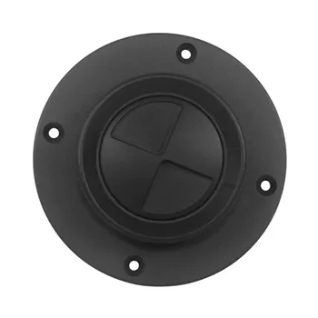 cafe 4 racer - BMW K75/100/1100 Fuel Tank Cap BLACK BLACK with Logo - Cafe4Racer Tank Caps 