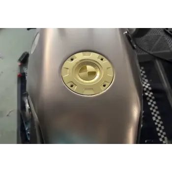 cafe 4 racer - BMW K75/100/1100 Fuel Tank Cap Gold - Cafe4Racer Tank Caps 