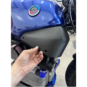 cafe 4 racer - STL 3D soubor BMW K-Series K1100 K100 K75 V3a kryt bočního radiátoru nádrže cafe racer scrambler custom projekt - Cafe4Racer Digitální soubory 3D 