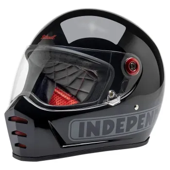 cafe 4 racer - Biltwell Lane Splitter Helmet Full Face Gloss Black - BILTWELL Biltwell Lane Splitter  
