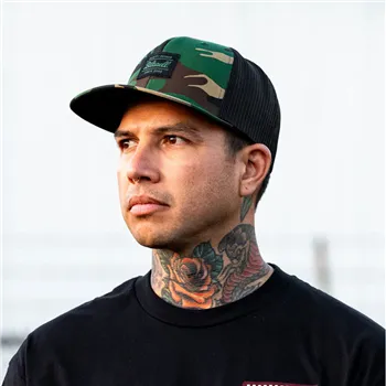 cafe 4 racer - Biltwell Woodland trucker čepice camo - BILTWELL Kšiltovky 