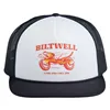cafe 4 racer - Biltwell Tiger trucker cap black/white - BILTWELL Caps 