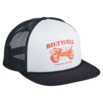 cafe 4 racer - Biltwell Tiger trucker cap black/white - BILTWELL Caps 
