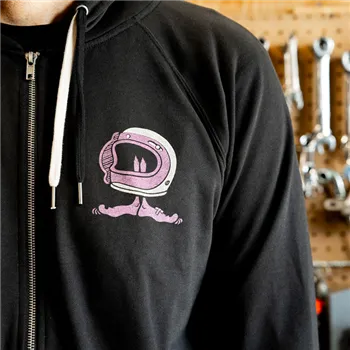 cafe 4 racer - Biltwell Shorty zip mikina čierna - BILTWELL Mikiny s kapucňou 