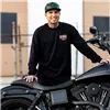 cafe 4 racer - Biltwell Left turn longsleeve t-shirt black - BILTWELL T-Shirts 