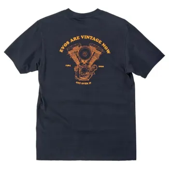 cafe 4 racer - Biltwell Evolution t-shirt black - BILTWELL Tričká 