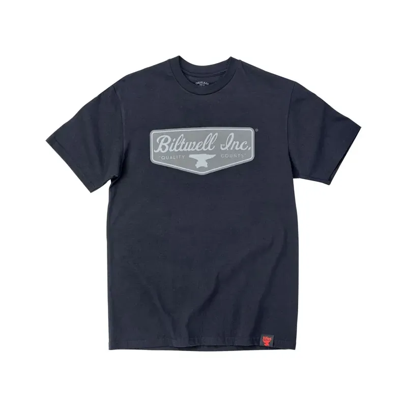cafe 4 racer - Biltwell Grey shield t-shirt black - BILTWELL T-Shirts 