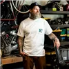 cafe 4 racer - Biltwell Reaper t-shirt white - BILTWELL Tričká 