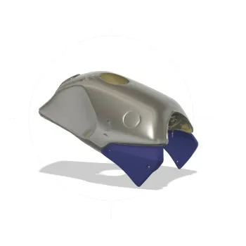 cafe 4 racer - STL 3D soubor BMW K-Series K75 K100 Sport blatník - Cafe4Racer Digitální soubory 3D 
