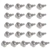 cafe 4 racer - 22pcs of Crank cover bolts stan. steel SILVER for K100-8V - Cafe4Racer Bolts set 