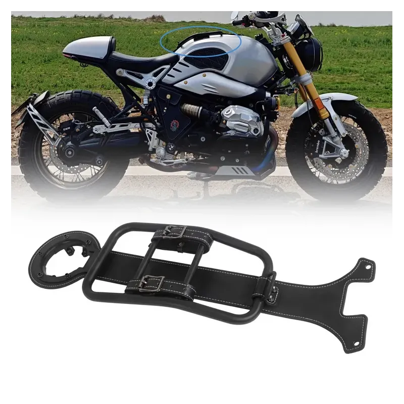 cafe 4 racer - BMW R nine T Fuel Tank Luggage Rack Aero Parcel Rack Black Screw  - Cafe4Racer Bags and Accessories 