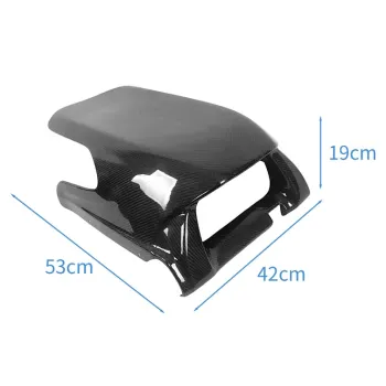 cafe 4 racer -  Carbon Engine spoiler belly pan for BMW K100 2V  - Cafe4Racer Engine spoilers 