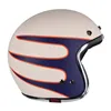 cafe 4 racer - 13 1/2 Prilba  Superior vintage biela - 13 1/2 Company 13 1/2 Skull  