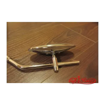 cafe 4 racer - HIGHWAY HAWK Mirror 3 inch 7,5cm chrome - Highway Hawk Standard mirrors 4054783123070