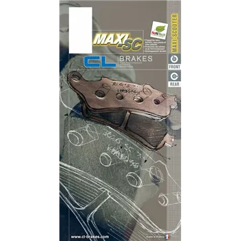 cafe 4 racer - CLBRA BRAKE PADS 3066MSC SINTER METAL - CL BRAKES Brake pads / shoes 841754008085