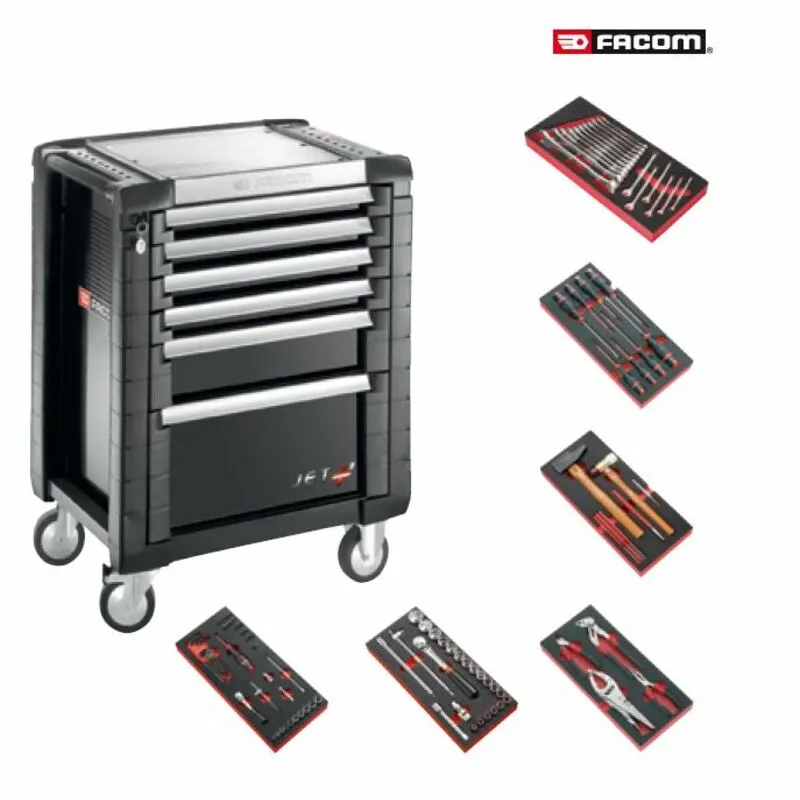 FACOM KIT ROLLER CABINET 104 TOOLS