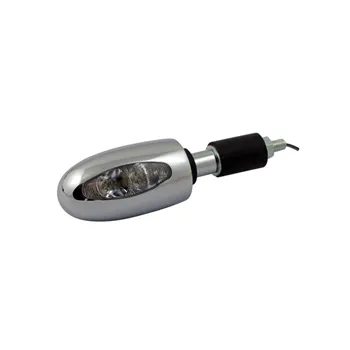cafe 4 racer - Kellermann, BL 1000 LED směrovka. Čirá. Chromová mosaz - Kellermann Směrová světla na řídítkách 