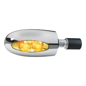 cafe 4 racer - Kellermann, BL 1000 LED směrovka. Čirá. Chromová mosaz - Kellermann Směrová světla na řídítkách 