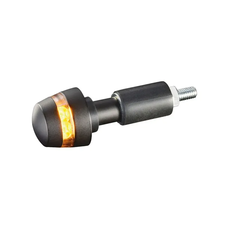 cafe 4 racer - Kellermann, BL 2000 handlebar end turn signals. Black - Kellermann Bar end indicators 