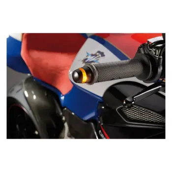 cafe 4 racer - Kellermann, BL 2000 handlebar end turn signals. Black - Kellermann Bar end indicators 