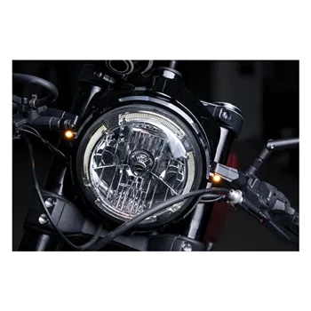 cafe 4 racer - Kellermann, bullet Atto dark LED turn signal - Kellermann Special indicators 