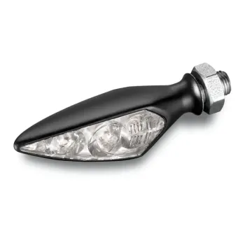 cafe 4 racer - Motogadget 3v1 smerovky m-Blaze EDGE, zadná ľavá, tmavý chróm - Motogadget Štandardné smerovky 