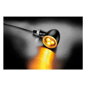 cafe 4 racer - Kellermann, Bullet 1000 Dark turn signal. Black - Kellermann Standard indicators 