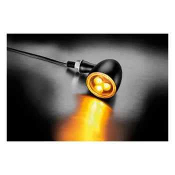 cafe 4 racer - Kellermann, Bullet 1000 Dark turn signal. Black - Kellermann Standard indicators 