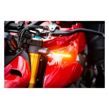 cafe 4 racer - Kellermann, Jetstream sequential turn signal, clear lens - Kellermann Running light LED turn signal 